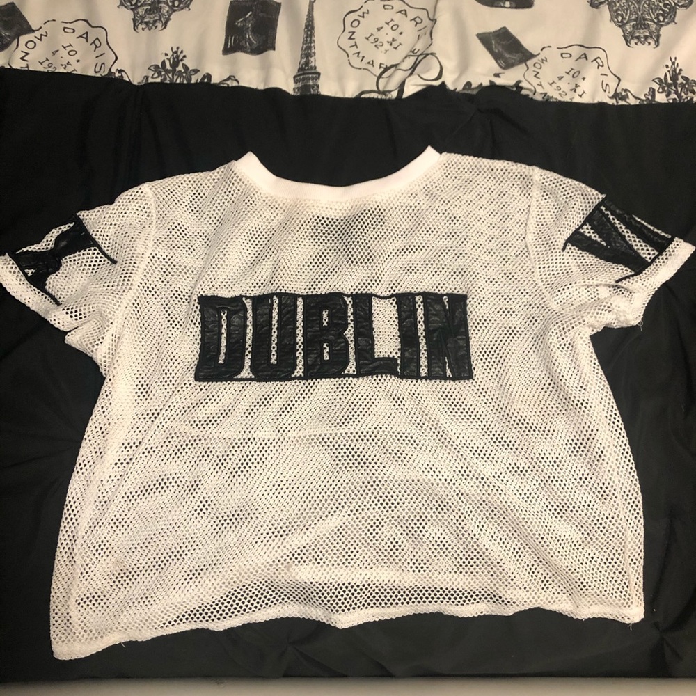 A see through cute top from rue 21